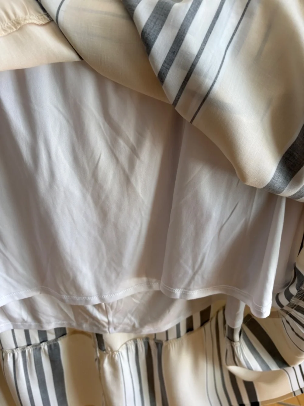 Lane Bryant Sz 18 Butter Yellow, Black and White Stripe Flowy Maxi Dress - Picture 7 of 16